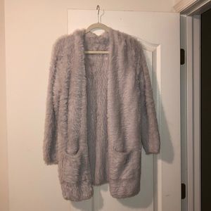Fuzzy free people cardigan